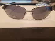 NEW Nautica Men Sunglasses N4564SP 034 SILVER 53 17/125 Polarized PERFECT