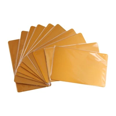 10Pcs/Set 0.8mm Thickness Metal Business Cards Diy Engraving DIY Card4157