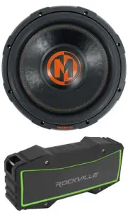 Memphis Audio MJP1244 12" 1500w MOJO Car Subwoofer DVC 4 ohm Sub+Home Speaker