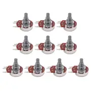 10 Pieces B250K Solid Shaft Guitar Control Pots Taper Potentiometers