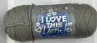 VTG I Love This Yarn! Super Soft 100% Acrylic 201 Graybeard Made in Turkey 2010