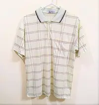 在飛比找Yahoo!奇摩拍賣優惠-男 GAOAN 高質感 格紋短袖Polo衫(37