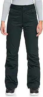 [Roxy] Women's Diversion Snow Pants with DryFlight Technology, True Black, Small