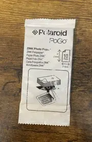 Polaroid PoGo 2”x3” Zink Photo Paper 10 Sheets Polariod Film Camera ~ New Sealed