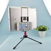 Universal 2 In 1 Tablet Phone Tripod Mount Telescopic Clamp Bracket Selfie Clip