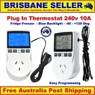 Beer Brewing Fridge Thermostat Controller 10A Relay 240V Blue Backlight Digital
