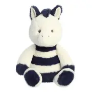 Zipz Zebra Ebba Baby Plush Aurora Plush Toys 13 " tall Very Soft Black & White