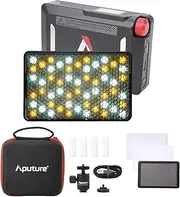 Aputure MC Pro RGBWW LED On Camera Video Light, Temperature 2000K-10000K Support Magnetic Attraction IP65 Protection 15 Built-in Light Effects and App Control