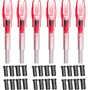 6PCS G Lighted Nocks for Arrows .165 .204 .233 .244 .246 with On/Off Switch with