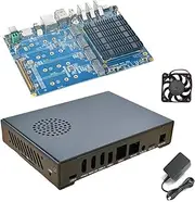 CM3588 Plus Mini NAS Plattform, 8K Video, RK3588,OpenMediaVault fit,16/32GB RAM, 4 x M.2 PCIe3.0 Sockel, NAS Lösungen, Home Server,Lokaler Cloud Speicher,Micro Computer (32G+256G,Full-Kit)