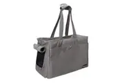 Ibiyaya Canvas Pet Tote Bag Soft Pet Carrier, Grey