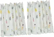 Alipis 2pcs Bed Curtains Canopy Tents Tent for Kids Curtains for Bunk Beds Cartoon Drapes Double Layer Curtains Bunk Bed Tent Loft Bed Student Cotton Dormitory Curtain Simple