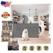 Portable 41-Inch Extra Tall Dog and Baby Gate - Space-Saving Retractable Barrier