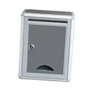 Locking Mailbox Newspaper Letterbox Rainproof Suggestion Boxes &2#Gray