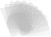 iplusmile 10Pcs Clear Plastic Panels Versatile for Crafting Picture Frame Replacement DIY Signage and Table Display Projects for Painting and Calligraphy
