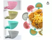 2 -4Pc Dip Clip for Bowls Plates Plastic Dip Clip Bowl Plate Holder Chip and Dip