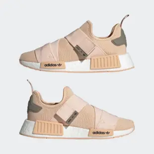 【adidas 愛迪達】運動鞋 慢跑鞋 休閒鞋 女鞋 粉 NMD_R1 W strap(GW9469)