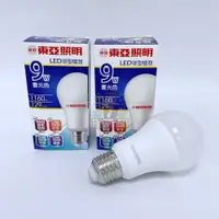 在飛比找蝦皮購物優惠-大信百貨》東亞 LED 燈泡 9W 球泡燈 無頻閃 護眼 省