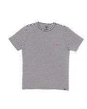 Fallen Footwear | Striped Tee - White/Black | Podium Supply Co.