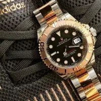 在飛比找Yahoo!奇摩拍賣優惠-ROLEX 116621BKSO遊艇碩士40稀有黑色面盤