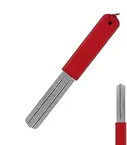 Hook Sharpener - Small Portable Double Sided Grinding Tool for Camping - Small Fishing Sharpening File, Tough Pocket Grinder for Hiking, Outdoor