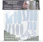 [OUTPOST POTTERY] Ultimate Profile Rib Bundle: Throw Like a Pro with a Variety of Shapes and Sizes.