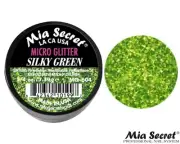 Mia Secret Nail Art Powder From MICRO GLITTER Color Set - Silky Green 0.25 oz