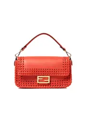 Fendi Baguette Bag in Red Leather