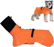 Rain Coat for Dogs | Lightweight Adjustable Dog Rain Jacket,Reflective Lightweight Jacket Clothes Adjustable Pet Poncho for Storm, Winter & Walking