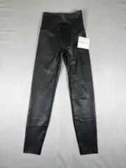 Beyond Yoga Spacedye Midi High Waisted Leggings Black Shine Sz S NWT