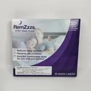 New RemZzzs Cpap Mask Liners (K2-FL) Nasal Pillow 30 PACK Size Medium