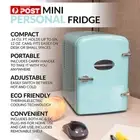 Koolatron 4L 12V Mini Fridge Home Portable Mini Fridge for Drinks Bar Beauty Car