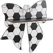 Minimalist Wooden Floating Wall Shelves Bow Shaped Decorative Shelf for Bedroom and Home Decor
