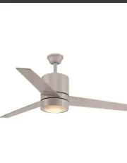 Modern ceiling fan with light White New