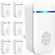 Coldwords Ultrasonic Insect Repeller 6 Pack Reusable Indoor Powerful Plug Mouse Repellent for Control of Spiders, Mice, Cockroaches, Moths, Ants, Bugs and Al