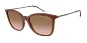 Armani Exchange AX4151SF Asian Fit 836511 Men's Sunglasses Brown Size 55