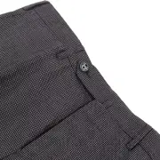 PT01 NWT Flat Front Dress Pants Size 50 34 US In Gray Small Pattern Wool Blend