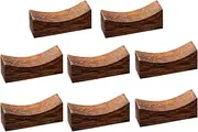 PRETYZOOM 8Pcs Japanese Style Wooden Chopstick Rest Holder Elegant Cutlery Organizer for Utensils for Dining Table Use Home Hotel Restaurant Enhances Cleanliness