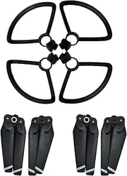 Pexorin 4pcs 4730F Propeller Protector Guard Drone Quick Release Blade Bumper Protective Parts Replacement Kits 4730 Wing, for DJI, Spark Propeller Prop(White)