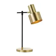 Telbix Croset Gold Metal Desk Lamp