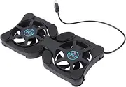 BRIGHTFUFU Laptop Cooling Pad 2 Fans Portable Cooler for Notebook Gaming Laptop Cooler Energy-efficient Cooling