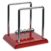 Newton's Cradle with Wood Look Base