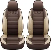 DELPOS Car Seat Covers Universal Set for Renault Fluence Captur Latitude Duster Extreme Concept Car Accessories, Beige