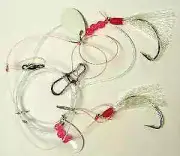Sea Striker FF2-20NW Flounder Rig With White Bucktails