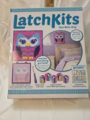 LatchKits Owl Mini Rug Latch Hook Kit New Sealed Craft Kit Gift