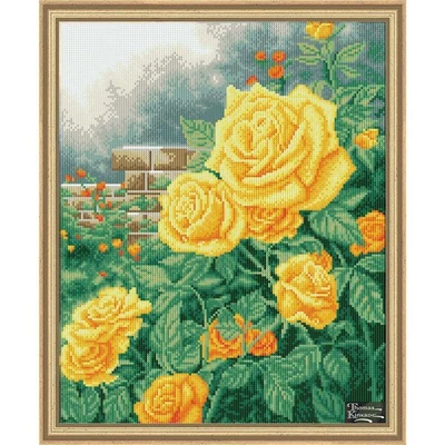 Diamond Dotz® A Perfect Yellow Rose Kit & Frame Diamond Painting