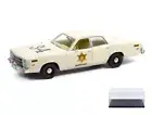 DIECAST CAR W/DISPLAY CASE 1977 PLYMOUTH FURY #34 RIVERTON SHERIFF 19112 1/18