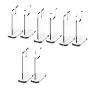 4Sets Knife Display Stand,Acrylic Knife Holder Collector,Single Knife Holder for Home Decor (Clear