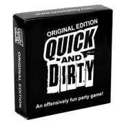 Quick And Dirty Card Game An Offensively Fun Game Funny Social Comedy Game Dirty Minds Nights Friends Party Card Game