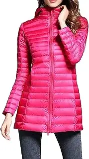[JEShifangjiusu] Women's Lightweight and Thin Sports Coat Casual Zip Jacket Warm Winter Sportswear, Red 2, L
